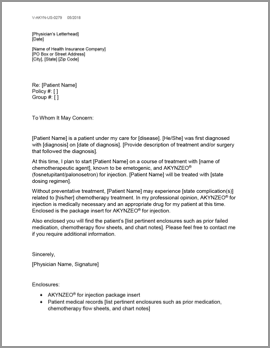 Letter of Medical Necessity