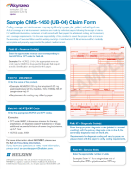 Sample Form 1450